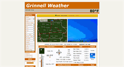 Desktop Screenshot of grinnellweather.com